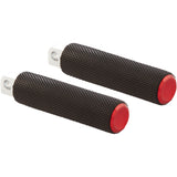 ARLEN NESS 1620-1965 07-938 Fusion Male-Mount Footpegs - Knurled - Red