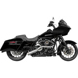 Trask 2-Into-1 Big Sexy Exhaust System Brushed Stainless Steel - TM-5110 For Harley Touring 2017-2026