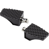 LA CHOPPERS 1620-2436 LA-P100-01B County Line Footpegs - County Line Billet Footpegs - Front - Black
