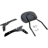 Cobra Round Sissy Bar Short Black Sportster - 602-1253B For Harley Sportster 2004-2018