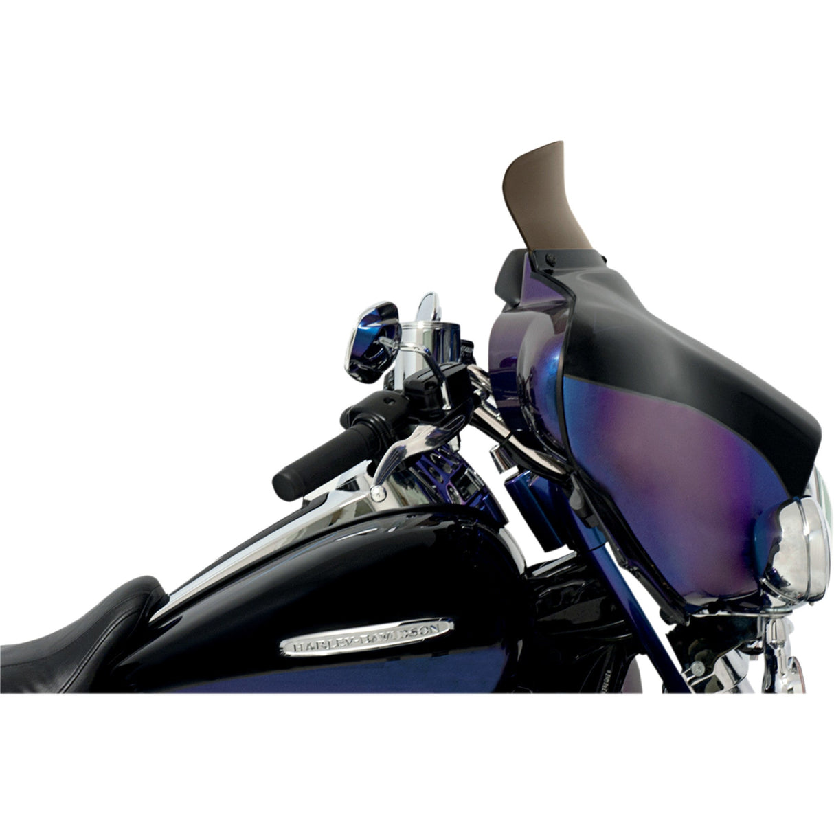 MEMPHIS SHADES 2350-0173 MEP8571 Spoiler Replacement Windshield for OE Fairings - 5" - Smoke - FLH