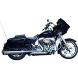 S&S Cycle 4-1/2" MK45 Performance Mufflers Chrome With Black Thruster - 550-0619 For Harley Touring 1995-2016