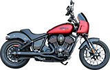 2-into-1 Qualifier Exhaust System - Guardian Black - 49-State - Indian Chief - 1810-3211