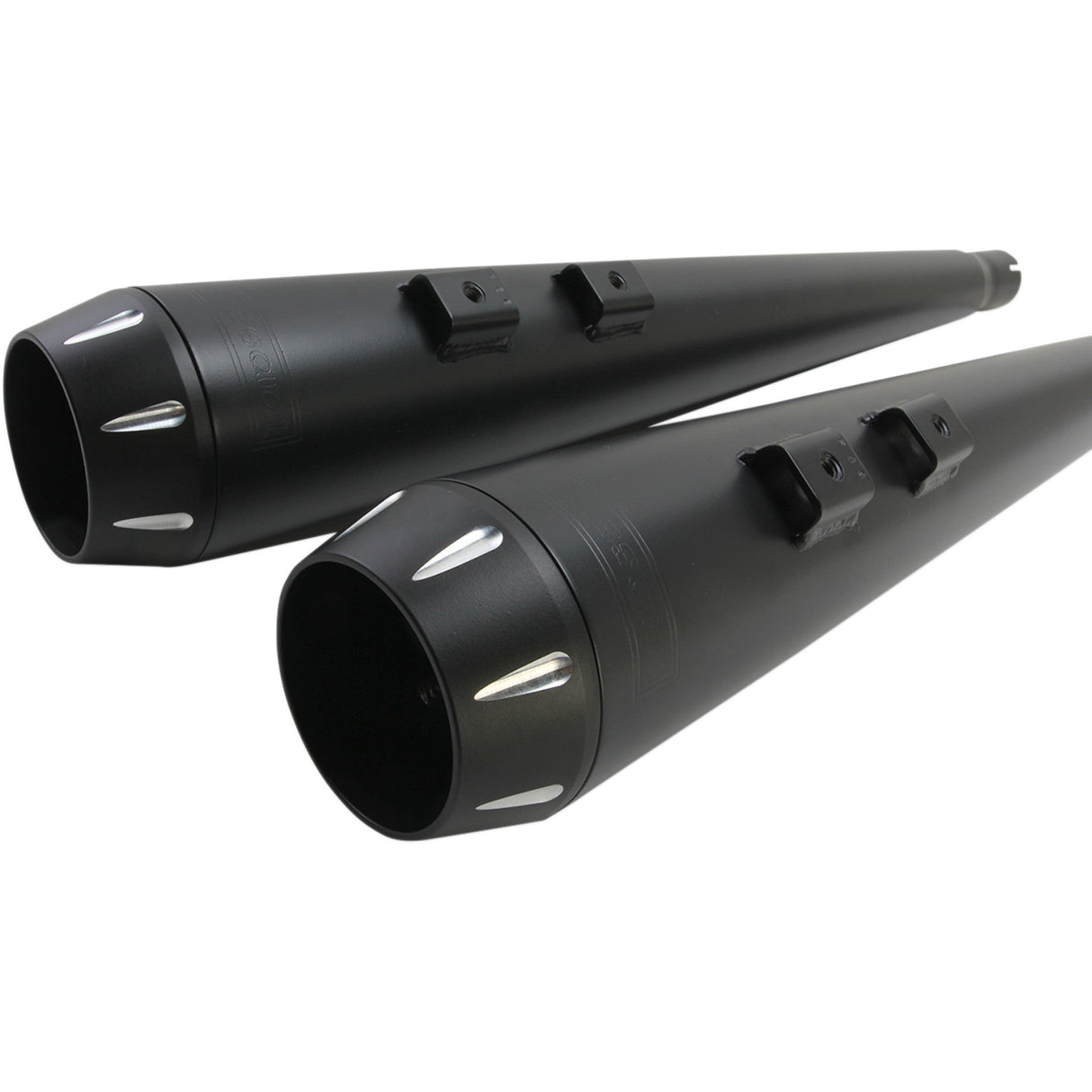 Bassani Xhaust Down Under 2-Into-2 Exhaust System - 1F66RB For Harley Touring 2009-2016