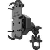RAM MOUNTS 0636-0438 RAM-B-149Z-A-PD4-462 Quick Grip Phone Mount with U-Bolt Base Phone Mount - Quick Grip™ - Vibe Safe - U-Bolt Base