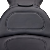 Saddlemen Explorer™ Seat Explorer™ With Backrest Stitched Black FL FX - 806-12-030 For Harley Softail 2006-2017