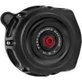 Performance Machine Vintage Air Cleaner - 0206-2131-SMB For Harley Motorcycles 2008-2017