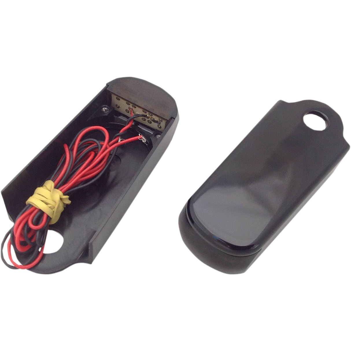 Alloy ART Fender Strut LED Marker Lights LED FLS FXS Black - SSL-BS For Harley Blackline / Softail Slim 2011-2017
