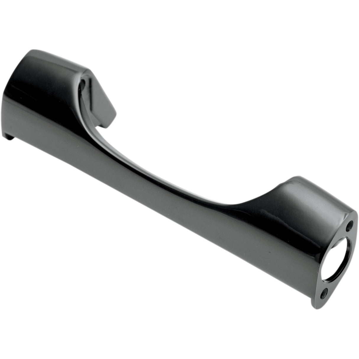 Drag Specialties 8-1/4" Short Turn Signal Mounting Brackets — Gloss Black For Harley Softail / Electra Glide / Tour / Touring 1986-2021
