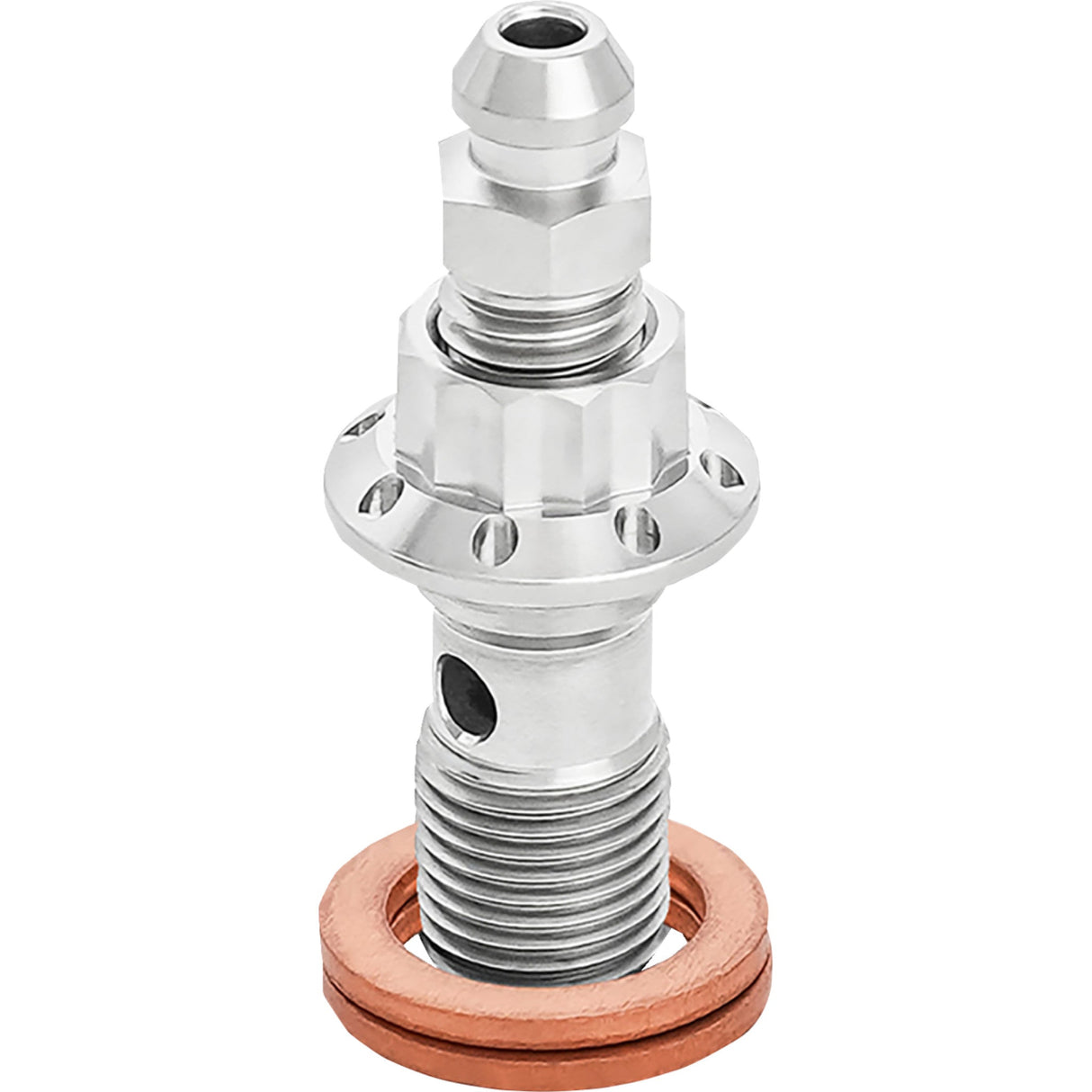 Arlen Ness Titanium 12-Point Banjo Bolt 10 Mm Polished - 300-821 For Harley Motorcycles 2008-2026