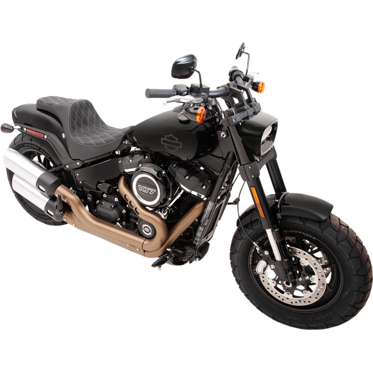 Drag Specialties Predator III Seat - 0802-1073 For Harley Softail 2018-2023