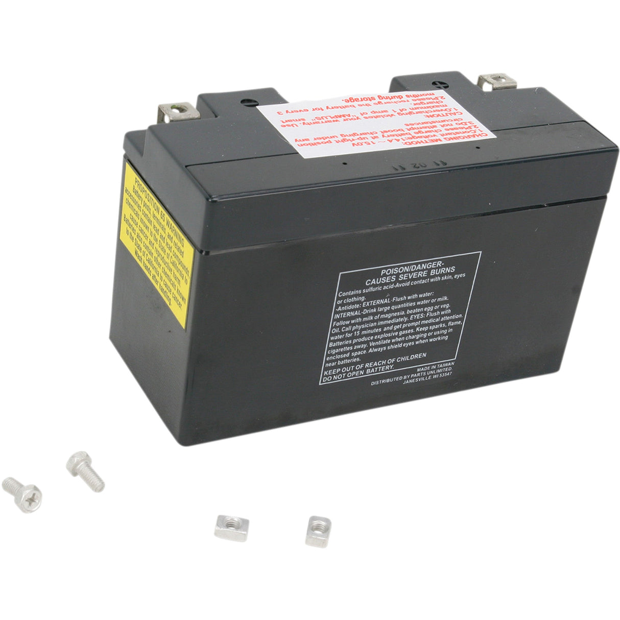 PARTS UNLIMITED 2113-0218 Factory-Activated AGM Maintenance-Free Battery AGM Battery - YT7B-BS