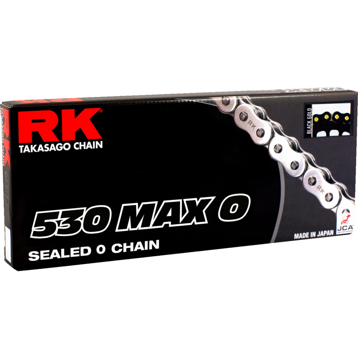 RK 1222-0658 530MAXO-120-BG 530 Max O Chain 530 Max O - Drive Chain - 120 Links - Black/Gold