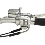 DRAG SPECIALTIES 0616-0128 Switch Cap Kit Switch Caps - Standard - Chrome