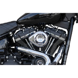 S&S CYCLE 1010-2762 170-0435C Mini Teardrop Stealth Air Cleaner Kit - Chrome