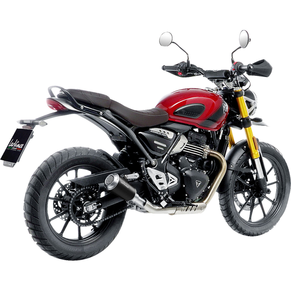 Leovince LV-10 Muffler - 15268BU Triumph Scrambler 400 / Speed 400 2024-2025