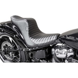 LePera Tailwhip Daddy Long Legs Seat Double Diamond With Blue Thread - LK-587DLDD-BLUE For Harley Touring 2008-2024