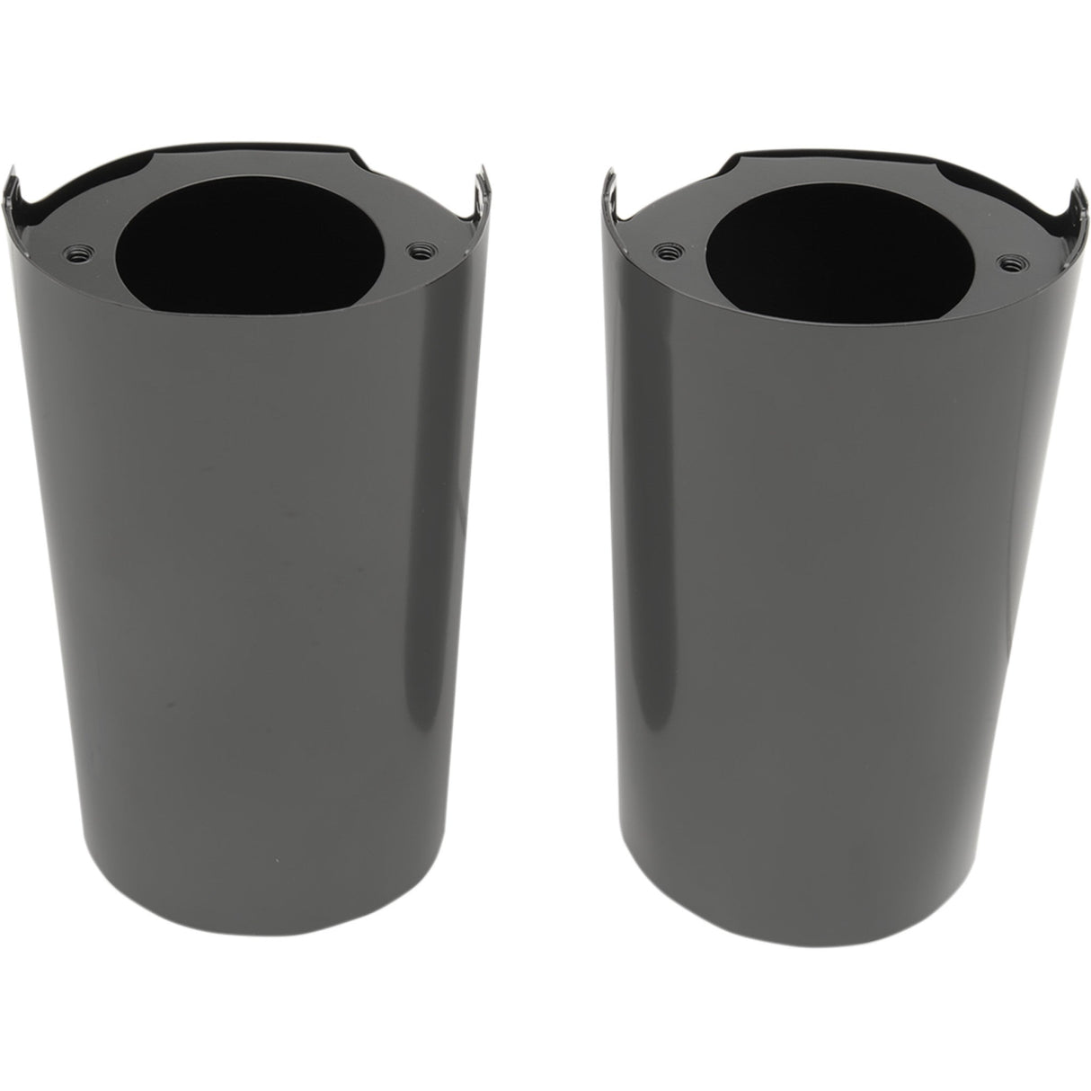 DRAG SPECIALTIES 0411-0119 Fork Slider Covers — Smooth Fork Slider Covers - Extended +2" (8.5") - Black