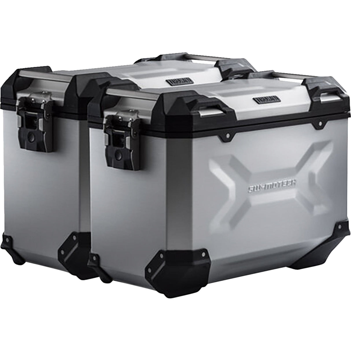 SW-MOTECH 3580-0442 KFT.01.841.70100/S TRAX ADV Aluminum Case System silver - honda nc750 x '20-'24