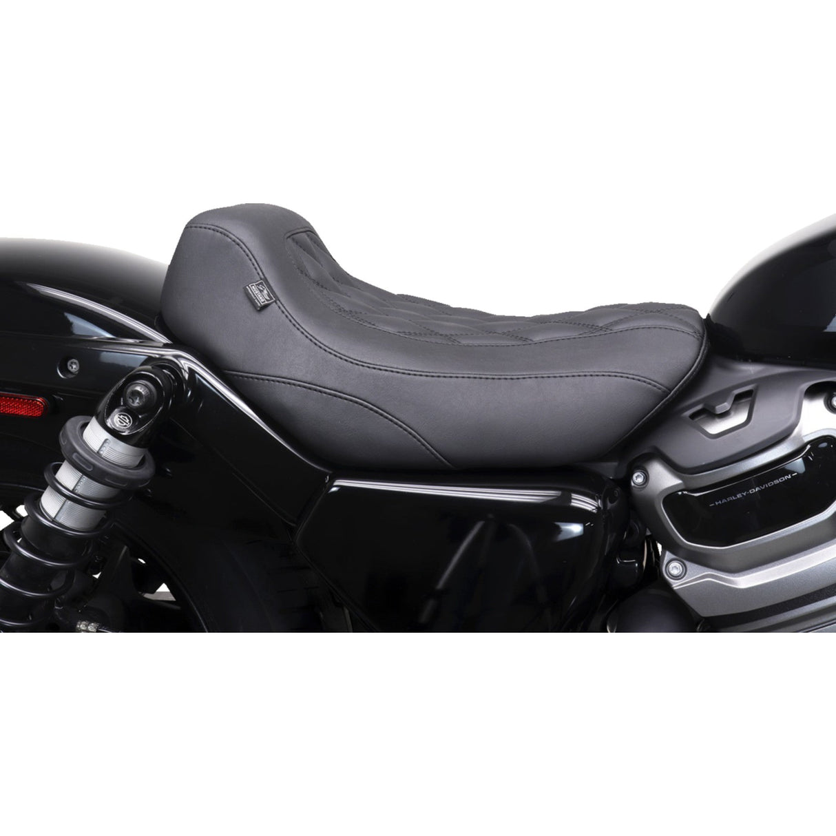 Mustang Tripper™ Solo Seat Double Diamond Nightster - 83100 For Harley Sportster 2022-2025