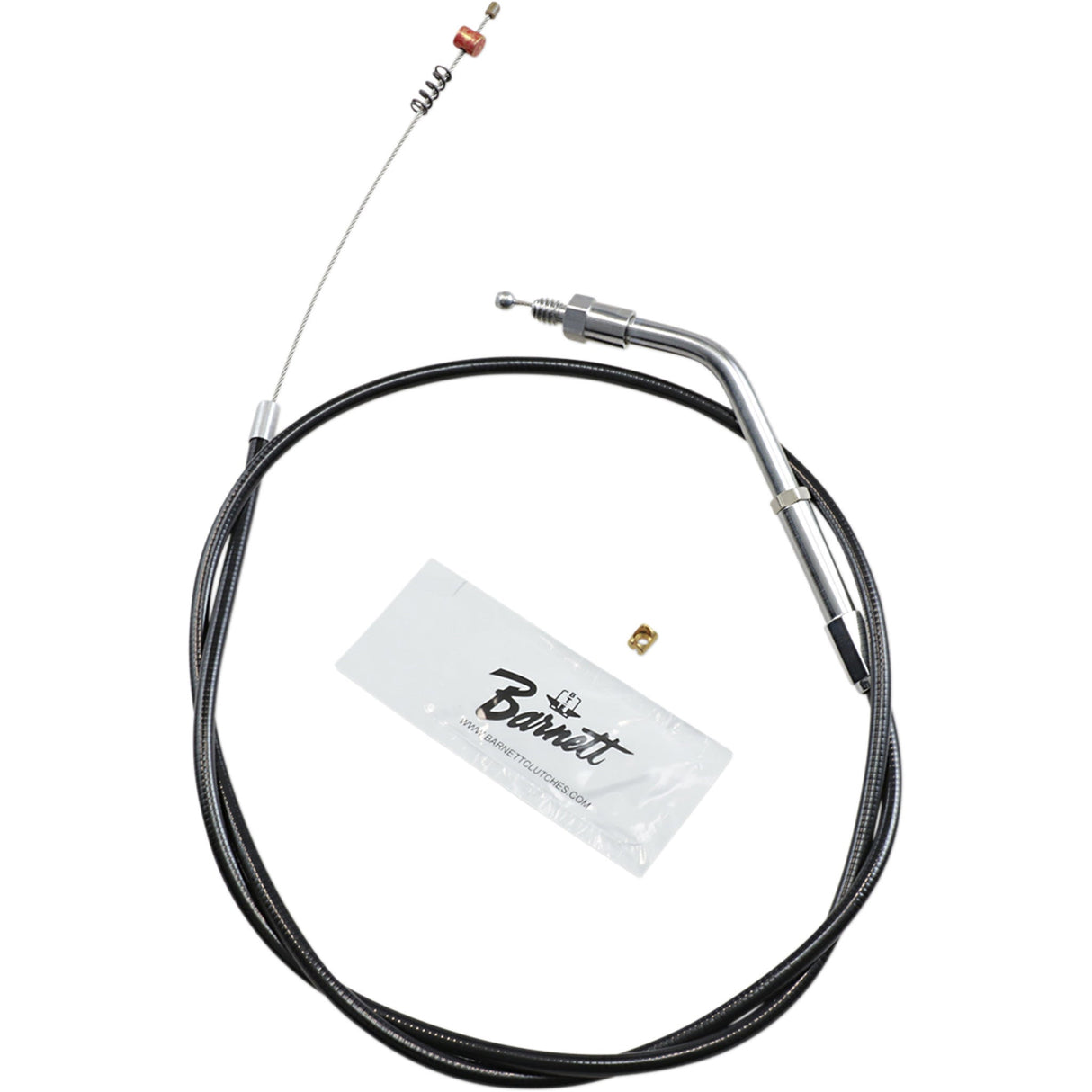 Barnett Black Vinyl Throttle Idle Cable 32" Length - 101-30-40005 For Harley Sportster 1988-1995