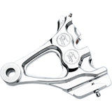 PERFORMANCE MACHINE (PM) DS324135 1274-0076-CH Four-Piston Differential-Bore Caliper - Rear - Chrome - 87-99 Softail