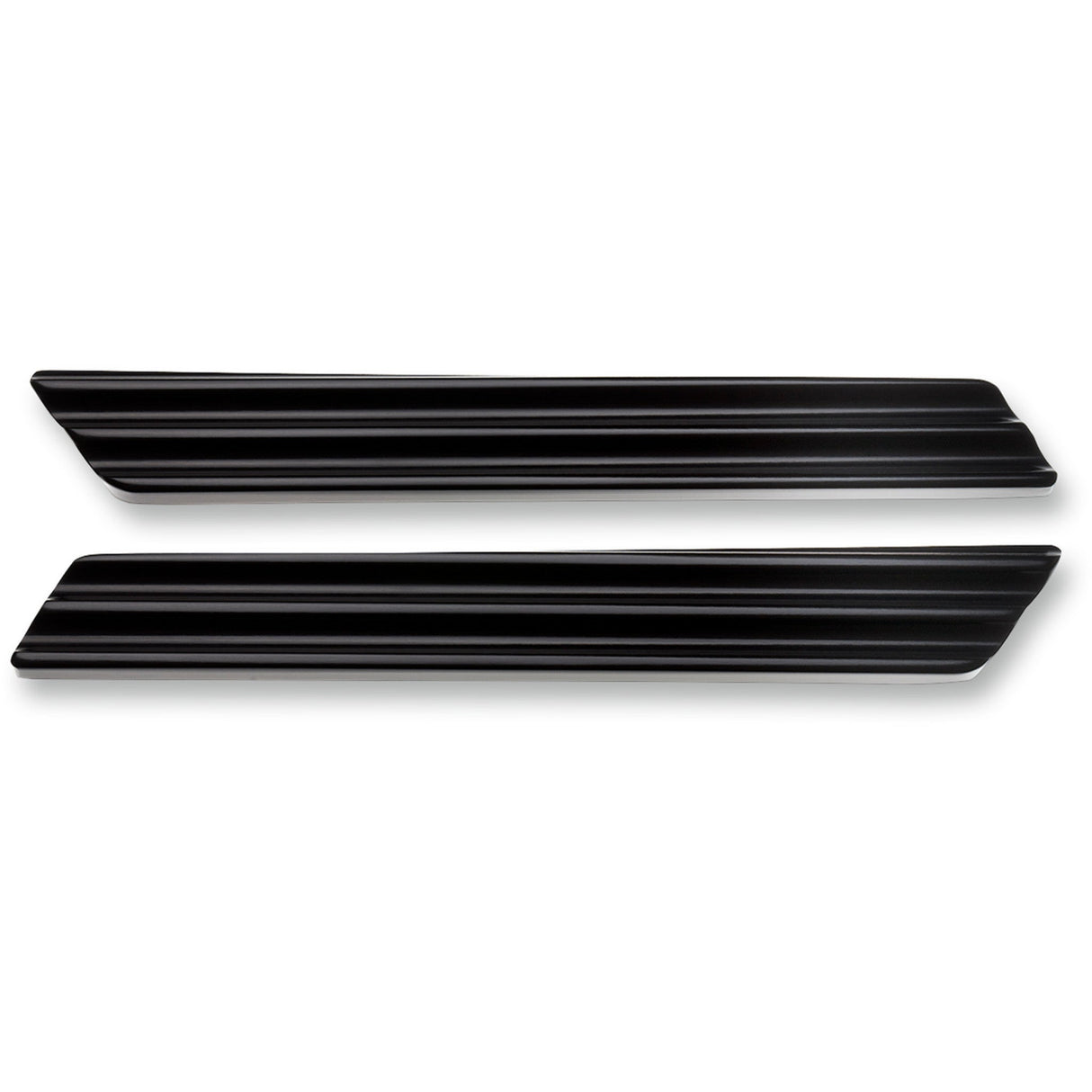 JOKER MACHINE 3501-1251 04-501-1 Saddlebag Latch Inserts — Finned - Black