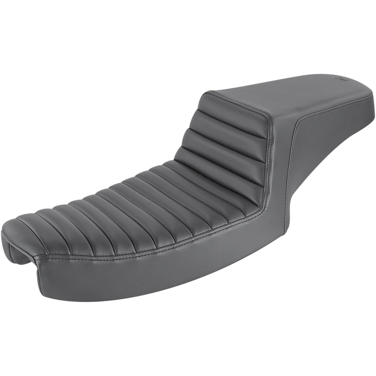 Saddlemen Step-Up Seat — Front Tuck-N-Roll Black Dyna - 891-04-171 For Harley Dyna 1991-1995