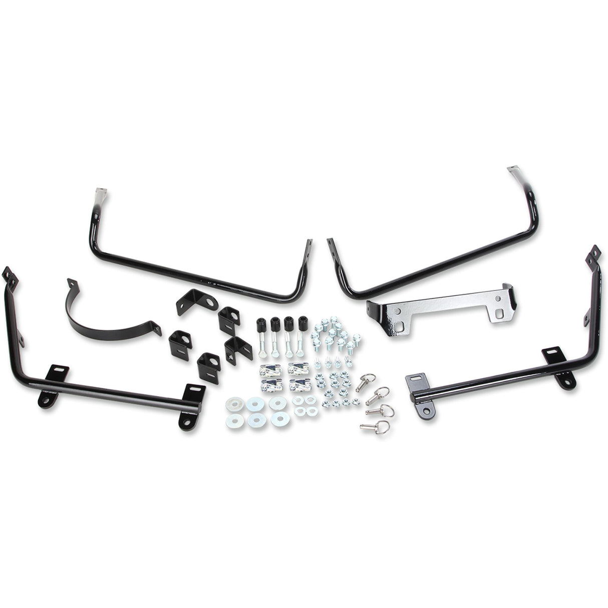 CYCLE VISIONS 3501-0803 CV7405B Saddlebag Mount for Dyna Models Bagger Tail - Black - FXD '00-'05