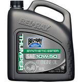 BEL-RAY 3601-0168 99550-B4LW Thumper® Racing Synthetic Ester 4T Engine Oil Thumper Synthetic Oil - 10W-50 - 4L