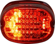 Low Profile LED Taillight with Integrated Auxiliary Turn Signals