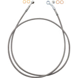 FAT BAGGERS INC. 1741-6835 110062 EZ Install Brake Line 62" - stainless steel braid