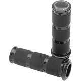 Performance Machine Contour Grips - 0063-2087-B For Harley Motorcycles 2008-2020