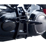 Speed Merchant Mid Controls With Pegs Black - SM-M8FLMIDWP-BK For Harley Touring 2017-2023