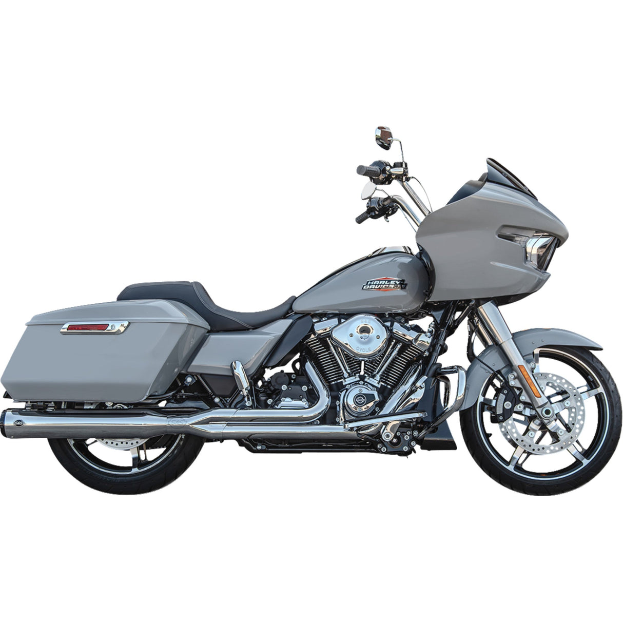 S&S CYCLE 1800-2758 550-1168 2-into-1 GNX Exhaust System race only - chrome - touring