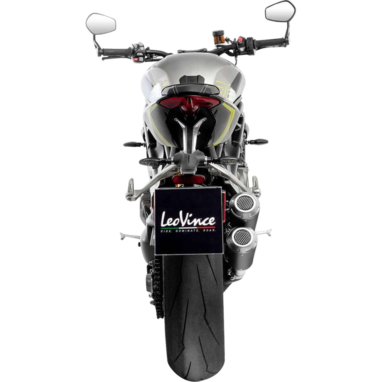 LEOVINCE 1811-4920 15271B LV-10 Black Edition Slip-on Muffler triumph speed triple 1200 rr/rs/rx