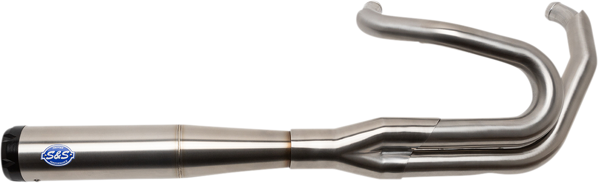 2-into-1 Superstreet Exhaust System - 50 State - M8 Softail - Stainless Steel - 1800-2520
