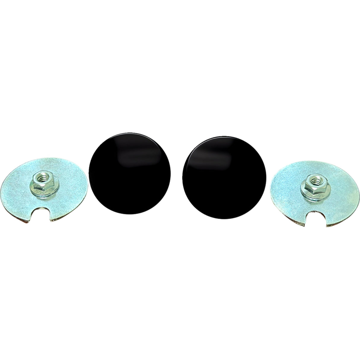 LA Choppers Fairing Mirror Hole Plugs Matte Black - LA-9001-02M For Harley Touring 2023-2026