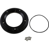 Trask Assault Derby Cover With Window Gloss Black Softail - TM-0042BK For Harley Softail 2018-2025