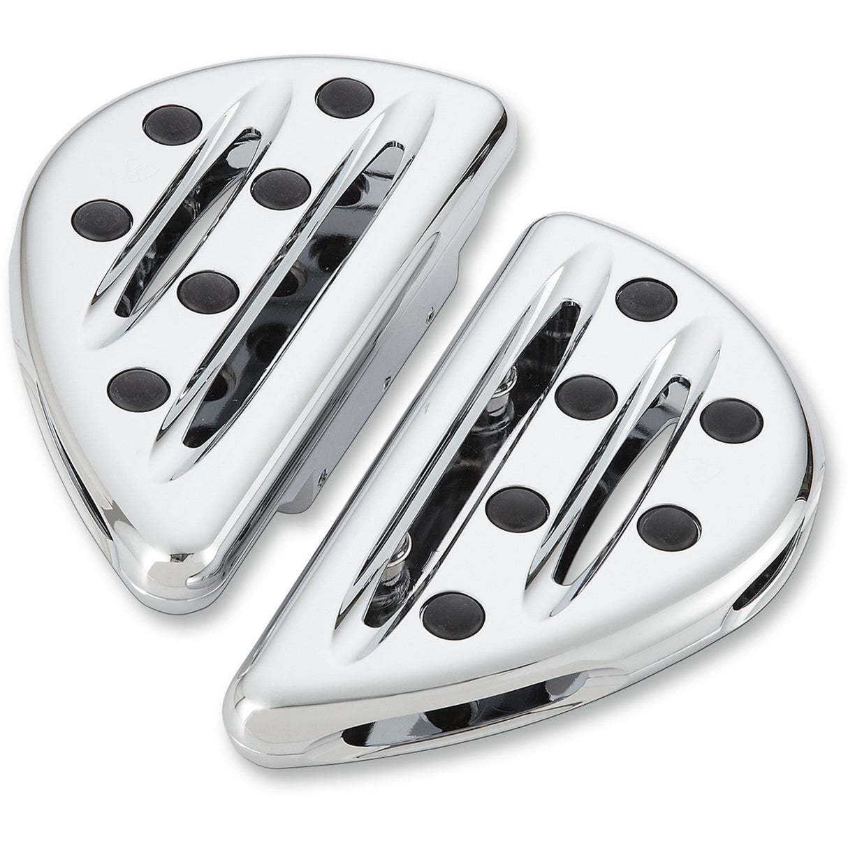 Arlen Ness Deep Cut Floorboards Passenger Chrome - 06-866 For Harley Motorcycles 1980-2026