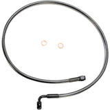MAGNUM SHIELDING 1741-4095 AS47234 Alternate Length Designer Series ABS-Specific Front Brake Line Kit - 10 mm-90° - 34" - Black Pearl