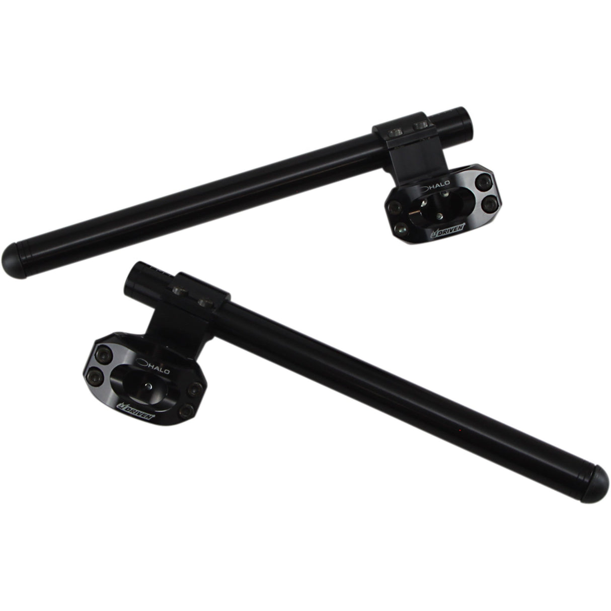 DRIVEN RACING 0601-3966 DHCLOR41BK Halo Clip-On Handlebar Handlebar - Clip-On - Halo - Riser - 41 mm - Black