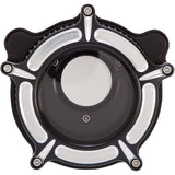 RSD Turbine Air Cleaner Kit Contrast Cut™ - 0206-2037-BM For Harley Motorcycles 1993-2017