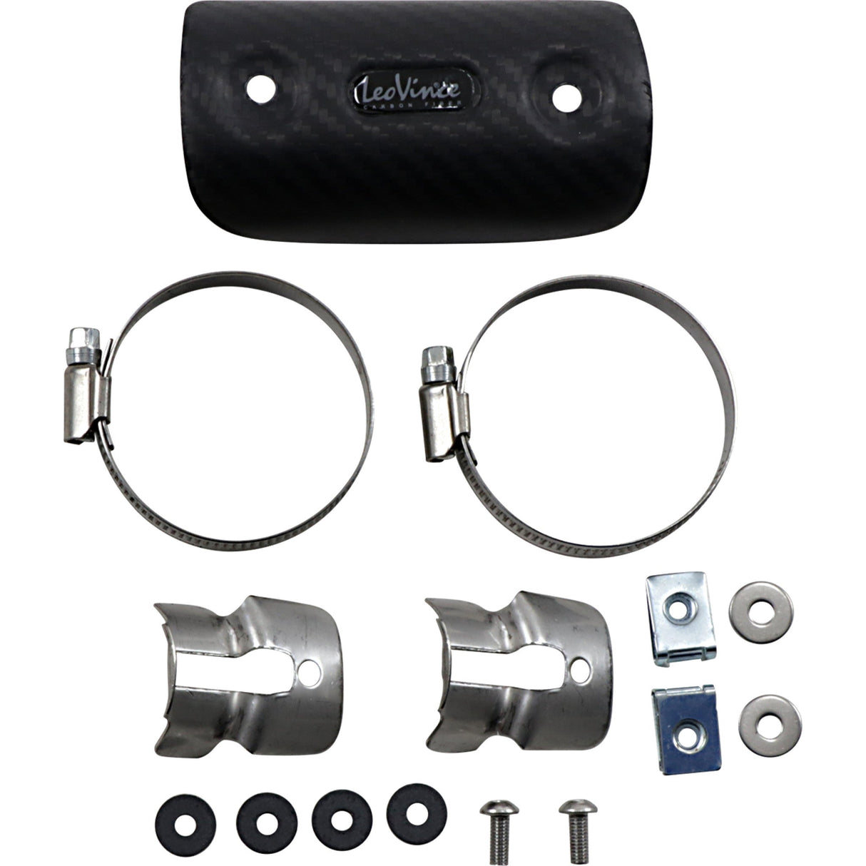 LEOVINCE 1860-0959 6684 Universal Clamp-On Heat Shield small