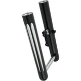 Arlen Ness Dual-Disc Hot Legs Fork Legs Black Anodized Deep Cut Dual Disc - 40-512 For Harley Touring 2014-2025