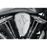 BARON 1014-0152 BA-2800-13 Replacement BAK Air Cleaner Cover pinstripe - chrome