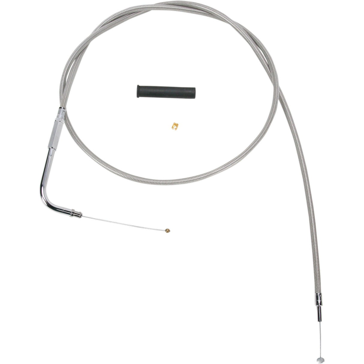 DRAG SPECIALTIES Stainless Braided Throttle Cable