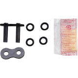 DID 1225-0717 ZJ530ZVMXBK 530 ZVMX Connecting Link 530 ZVMX - Black - Rivet Connecting Link