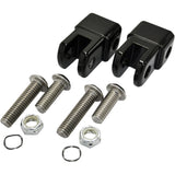 LA CHOPPERS 1620-1222 LA-7202-01B Early-style Footpeg Mount Adapters - Male Footpeg Adapters - Black