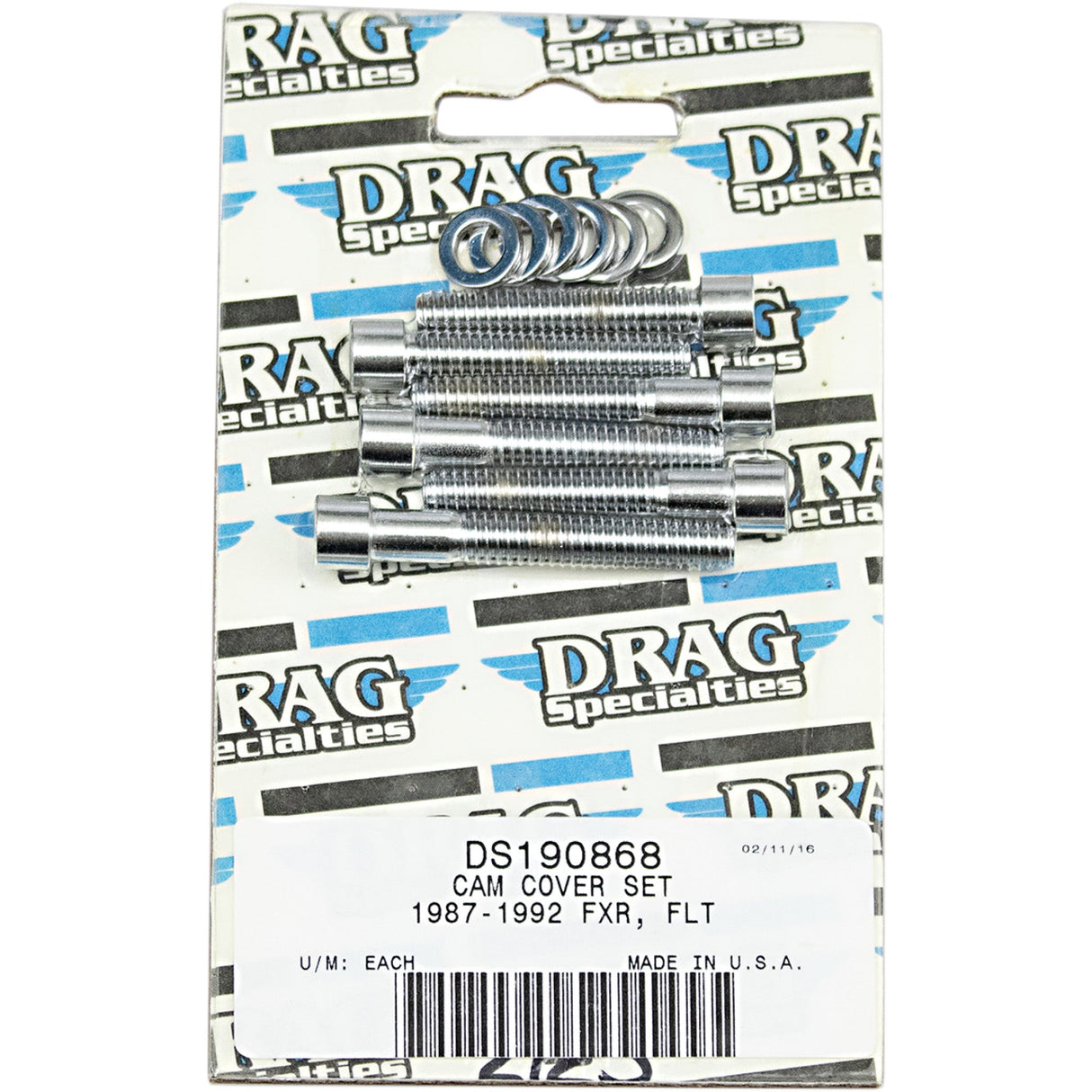 DRAG SPECIALTIES Bolt Set Kit - Camshaft Cover Socket-Head Big Twin